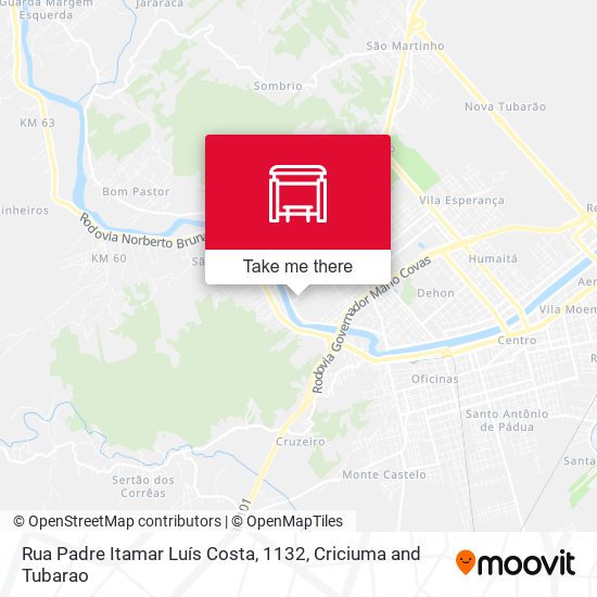 Rua Padre Itamar Luís Costa, 1132 map