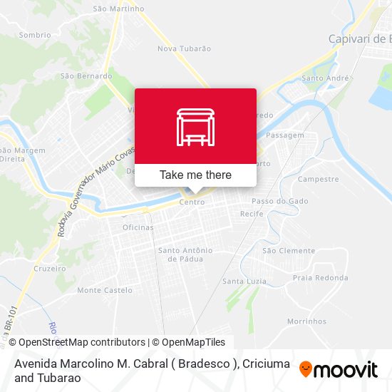 Avenida Marcolino M. Cabral ( Bradesco ) map