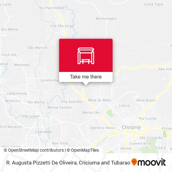 R. Augusta Pizzetti De Oliveira map