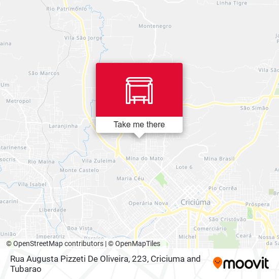 Rua Augusta Pizzeti De Oliveira, 223 map