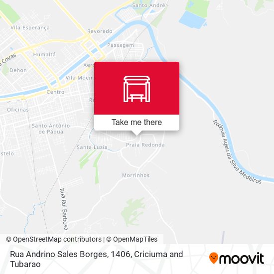Rua Andrino Sales Borges, 1406 map