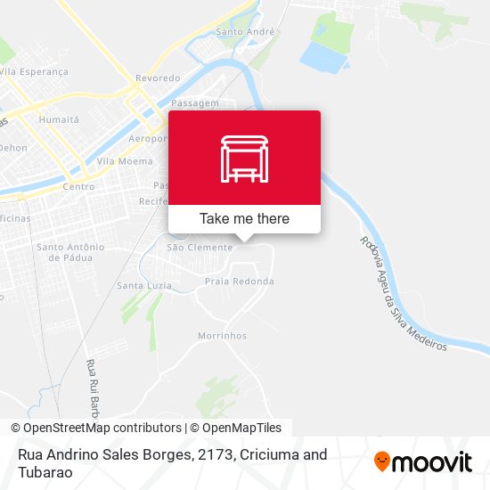 Rua Andrino Sales Borges, 2173 map
