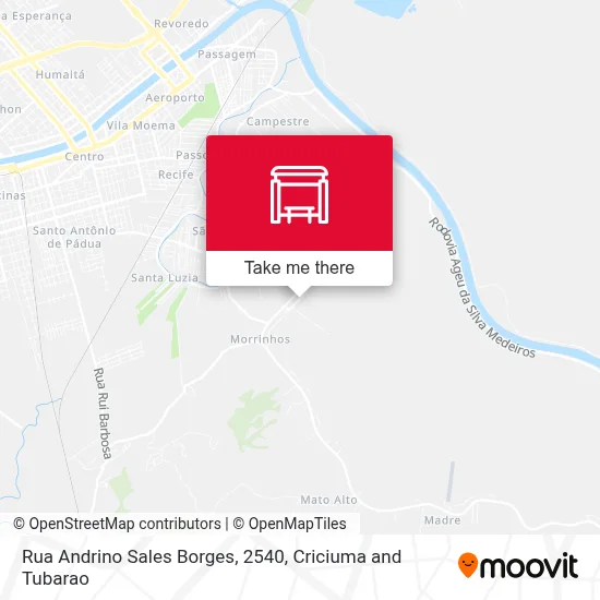 Rua Andrino Sales Borges, 2540 map