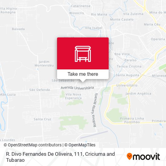 R. Divo Fernandes De Oliveira, 111 map