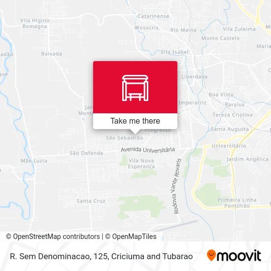 R. Sem Denominacao, 125 map