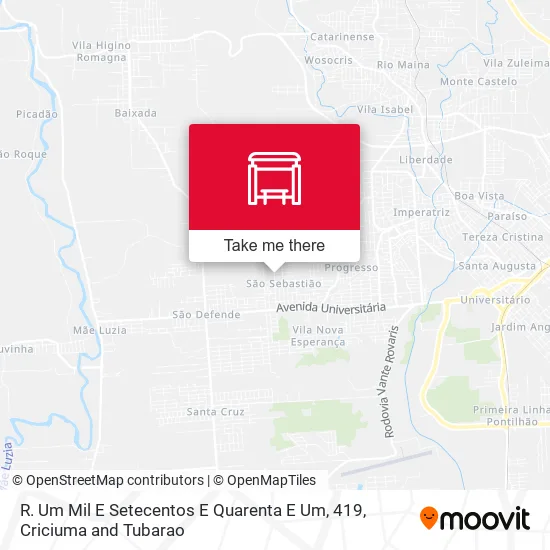 R. Um Mil E Setecentos E Quarenta E Um, 419 map