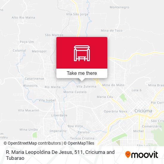R. Maria Leopoldina De Jesus, 511 map