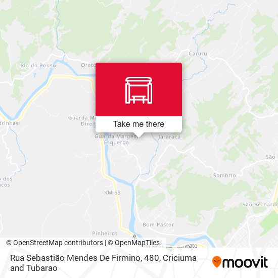 Rua Sebastião Mendes De Firmino, 480 map