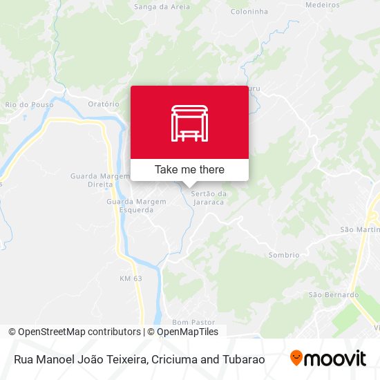 Rua Manoel João Teixeira map