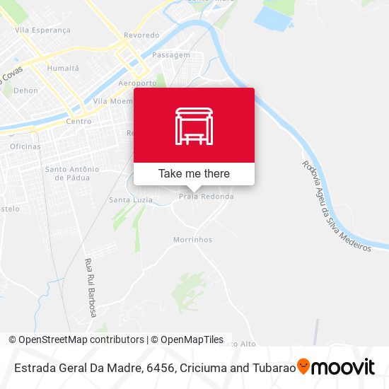 Estrada Geral Da Madre, 6456 map