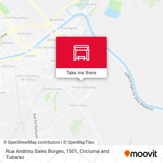 Rua Andrino Sales Borges, 1501 map