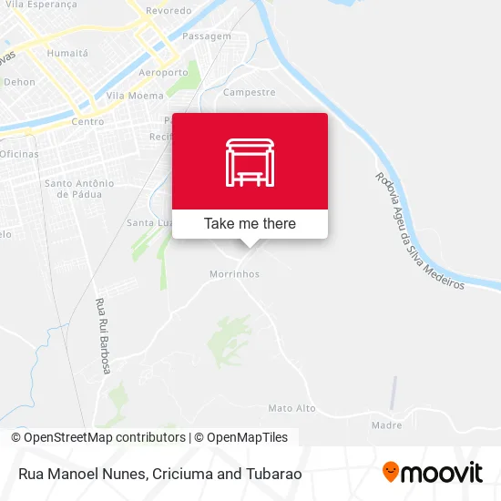 Rua Manoel Nunes map