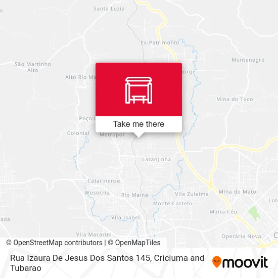 Rua Izaura De Jesus Dos Santos 145 map