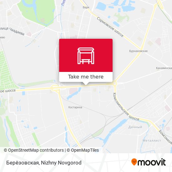 Берёзовская map