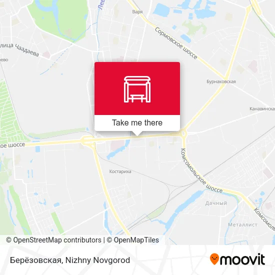 Берёзовская map
