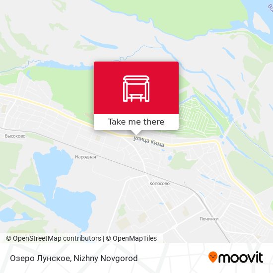Озеро Лунское map