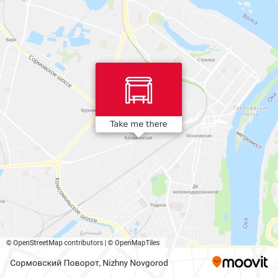 Сормовский Поворот map
