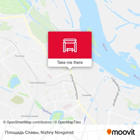 Площадь Славы map