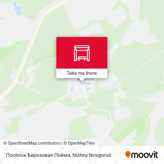 Посёлок Березовая Пойма map
