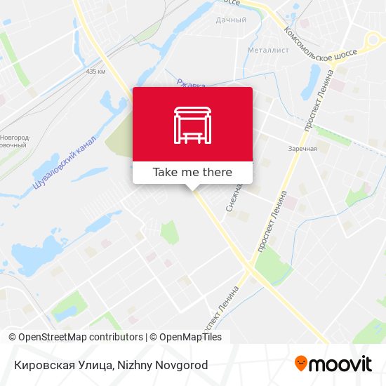 Кировская Улица map