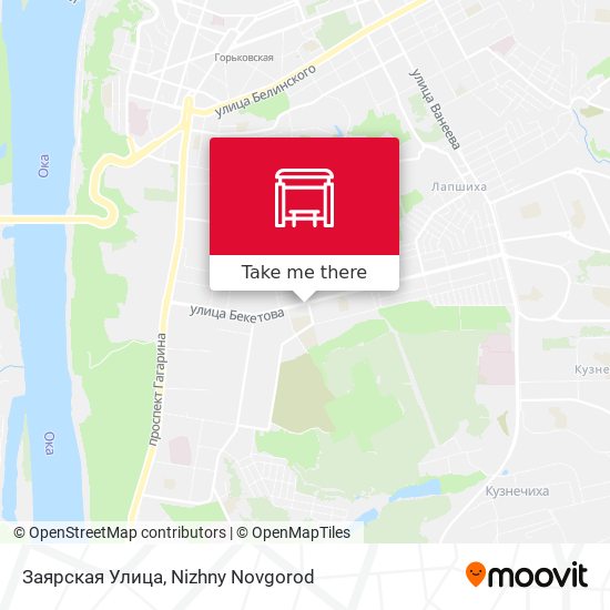 Заярская Улица map