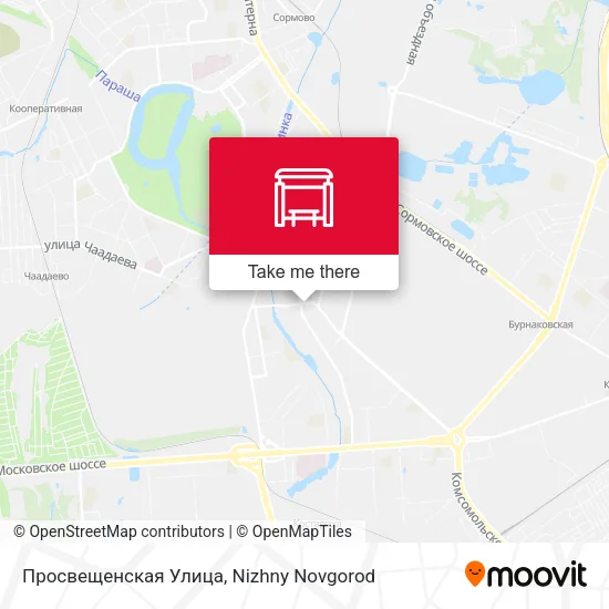 Просвещенская Улица map
