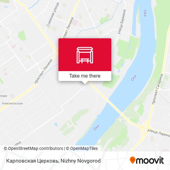 Карповская Церковь map