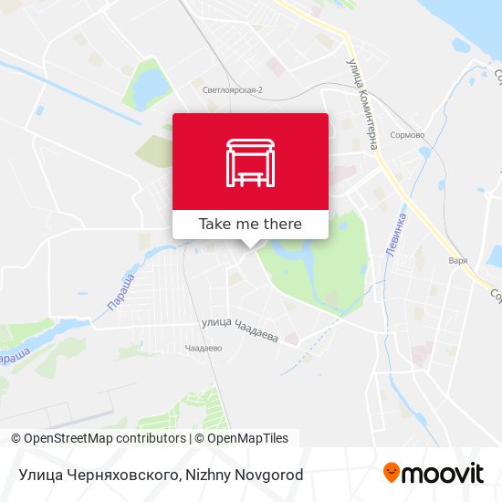 Улица Черняховского map