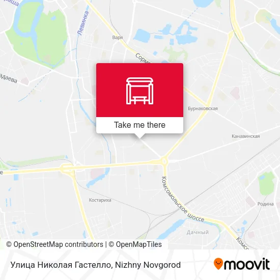 Улица Николая Гастелло map