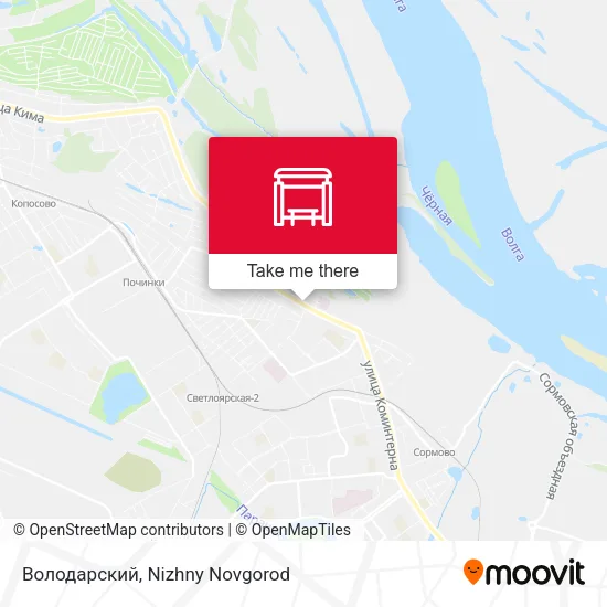 Володарский map