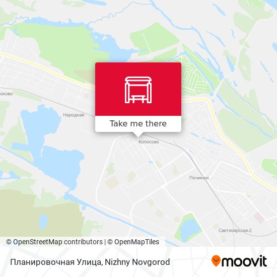 Планировочная Улица map