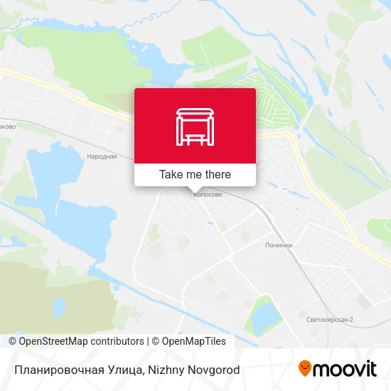 Планировочная Улица map
