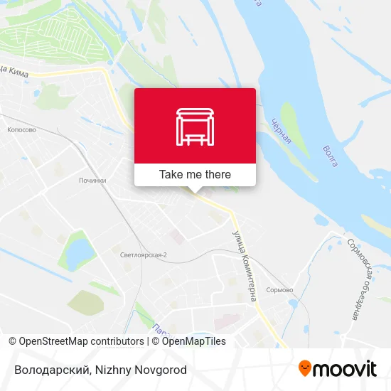 Володарский map