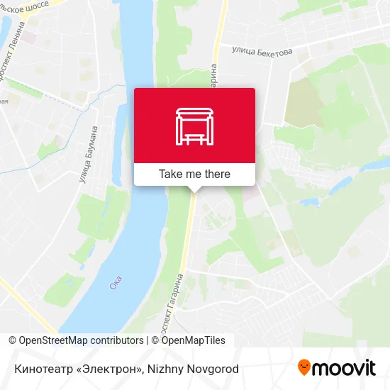 Кинотеатр «Электрон» map