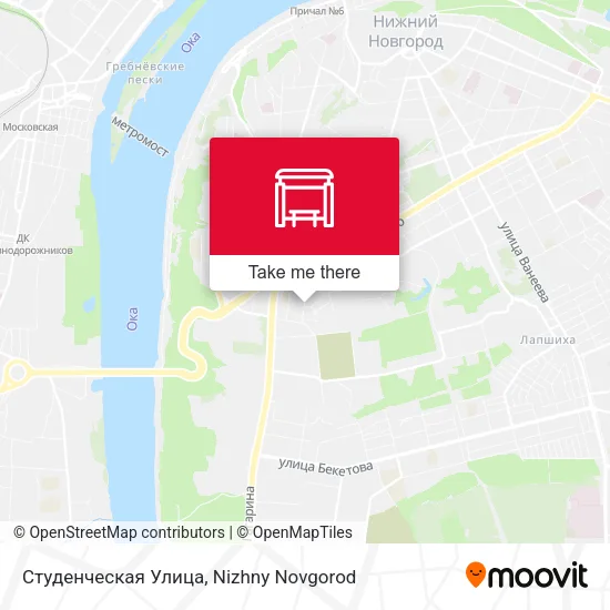 Студенческая Улица map