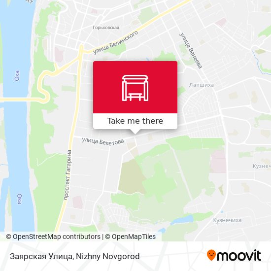 Заярская Улица map