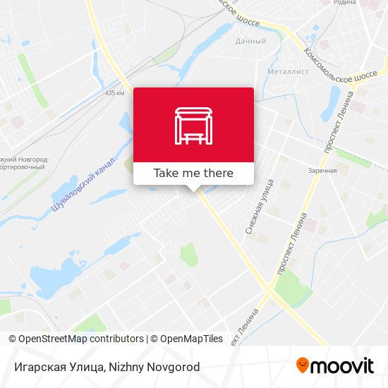 Игарская Улица map