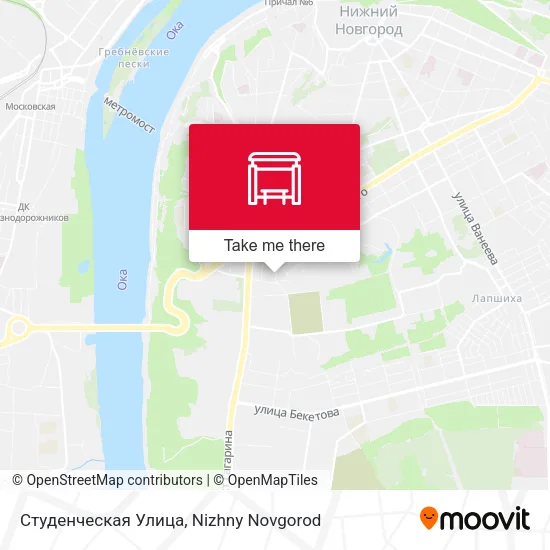 Студенческая Улица map