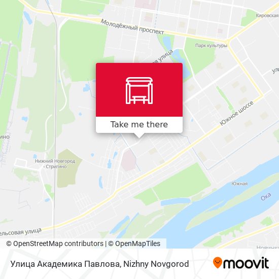 Улица Академика Павлова map