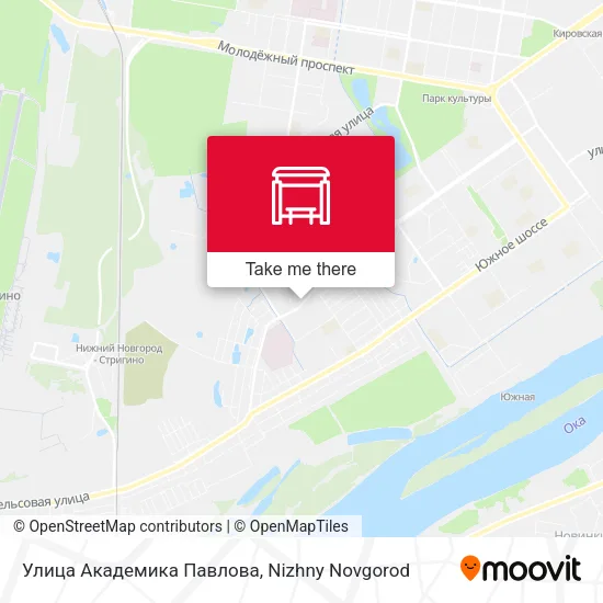 Улица Академика Павлова map