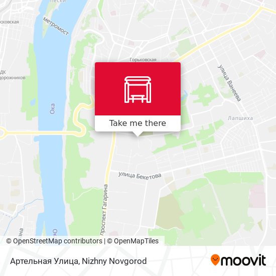 Артельная Улица map