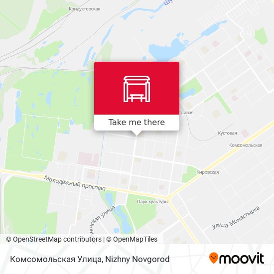 Комсомольская Улица map