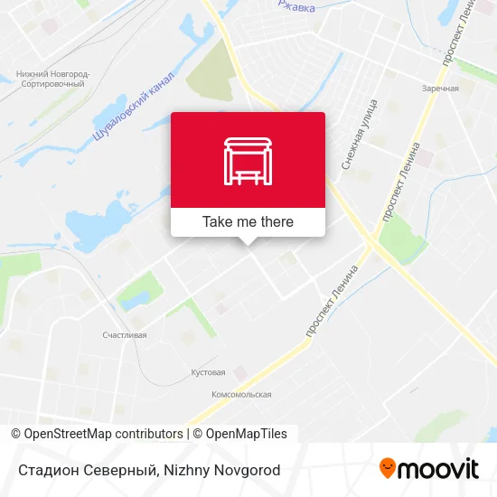 Стадион Северный map