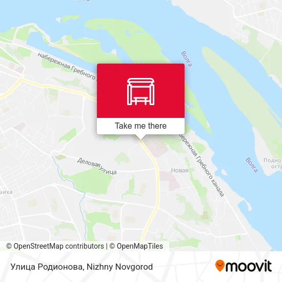 Улица Родионова map