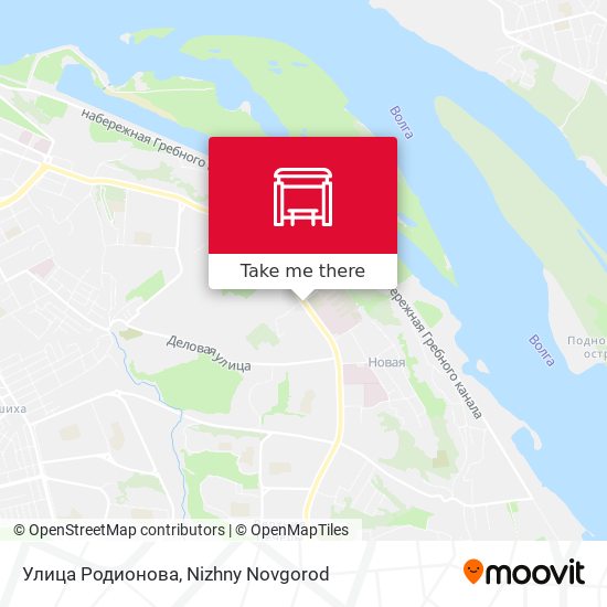 Улица Родионова map