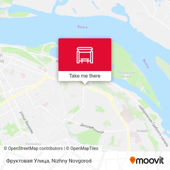 Фруктовая Улица map