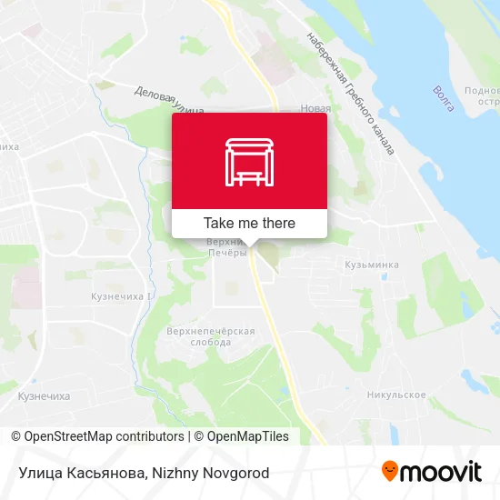 Улица Касьянова map