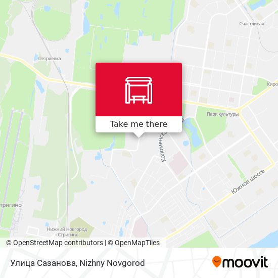 Улица Сазанова map