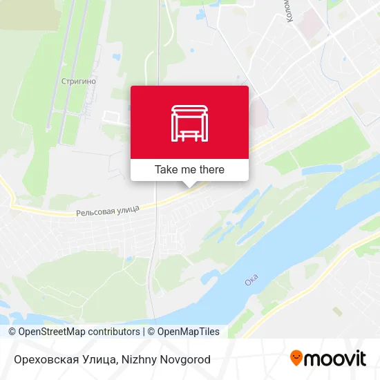Ореховская Улица map