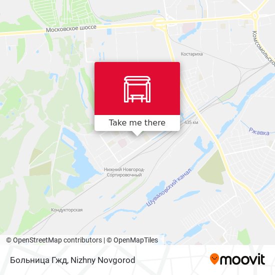 Больница Гжд map